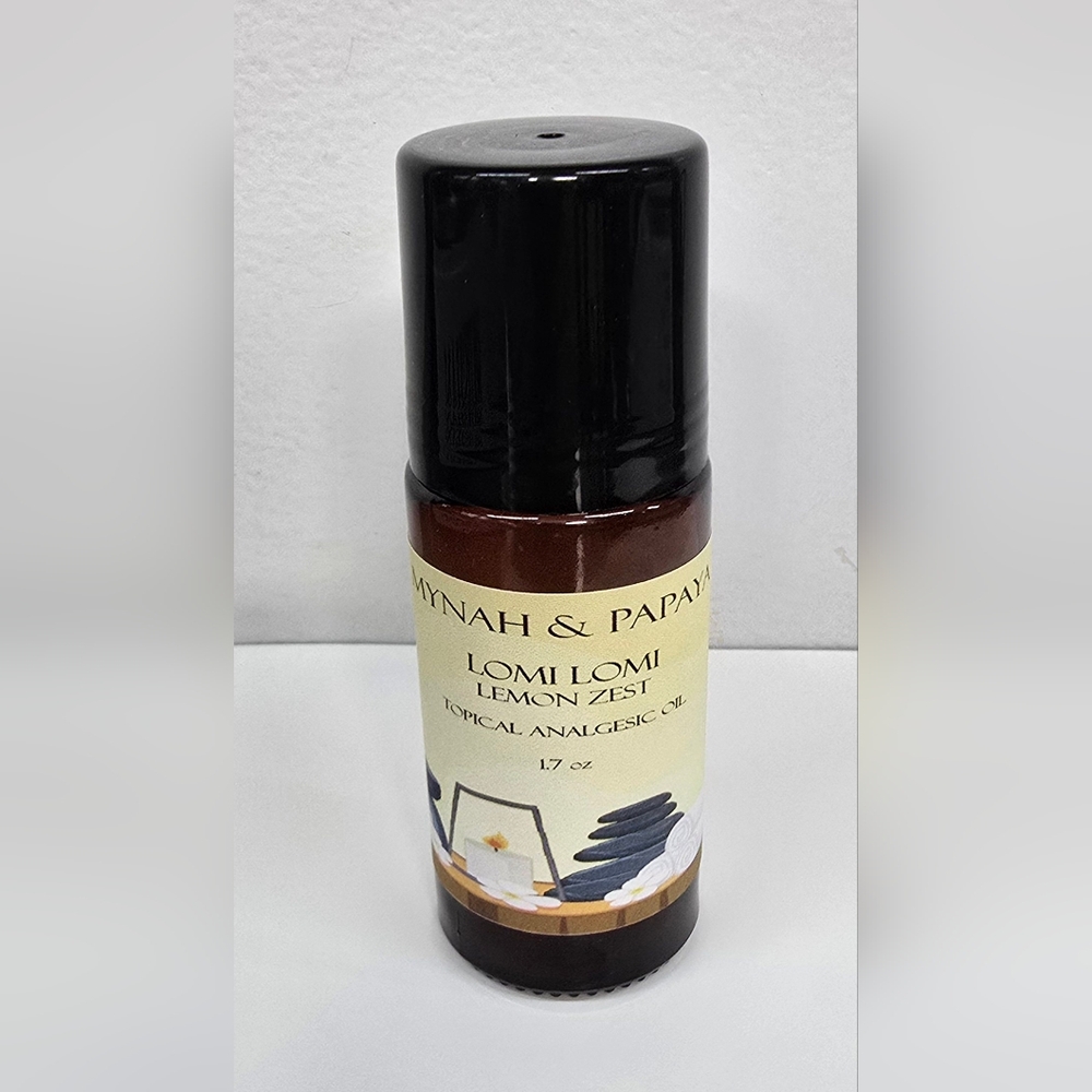 LEMON ZEST "Lomi Lomi" TOPICAL ANALGESIC 1.7 fl oz